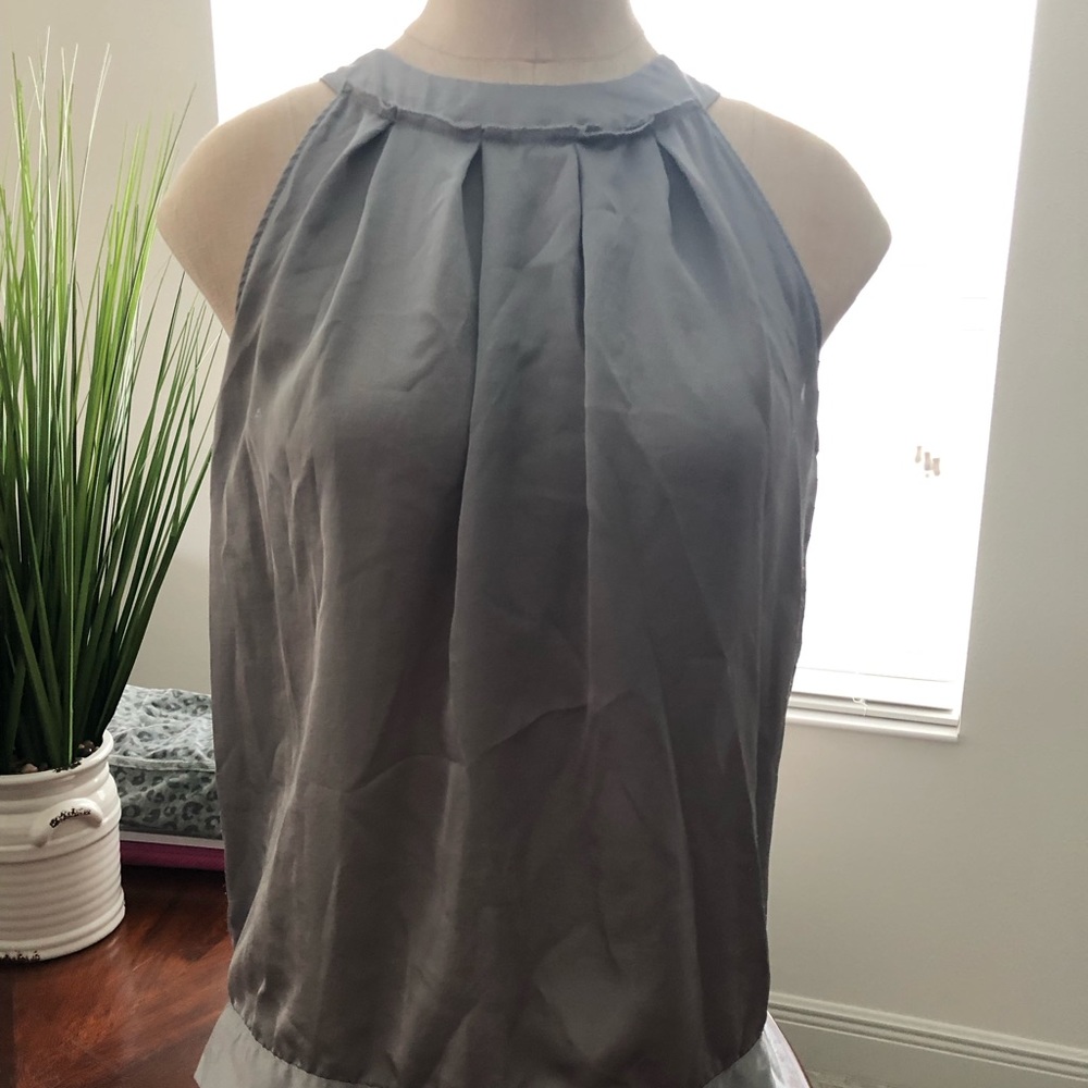 Calvin Klein Silver Top